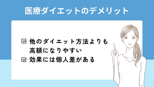 医療ダイエットのデメリット